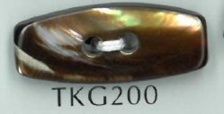 TKG200 Bottone duffle in conchiglia a 2 fori