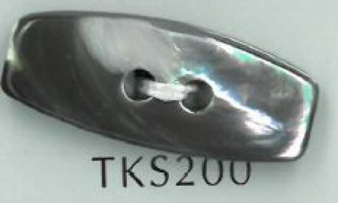 TKS200 Bottone duffle in conchiglia a 2 fori