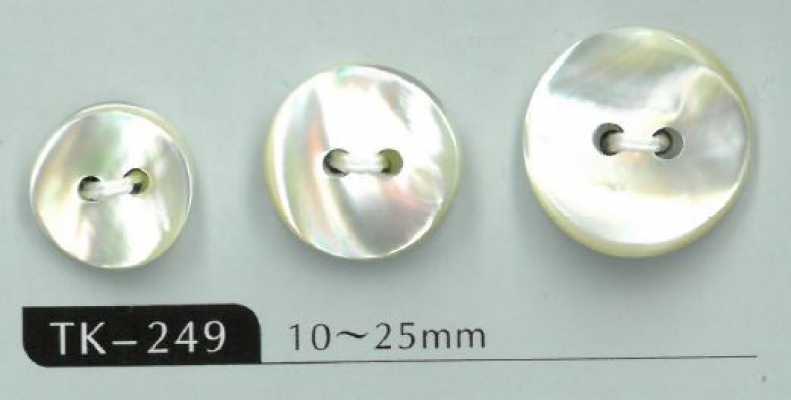 TK249 Bottone rotondo a 2 fori con nucleo Takase