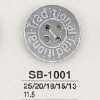 SB1001 Bottone a 4 fori in conchiglia madreperla nera