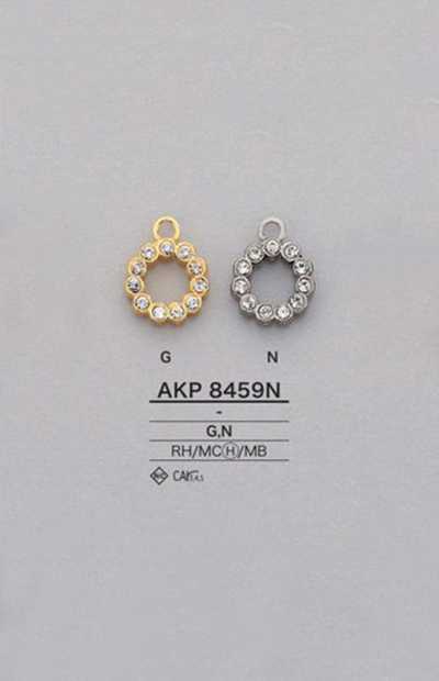 AKP8459N Tiretto per cerniera con strass