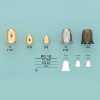 RG16 Terminale per cordino a forma di tulipano (placcato)