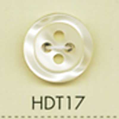 HDT17 DAIYA BUTTONS Serie HYPER DURABLE resistente agli urti Bottone in poliestere effetto guscio