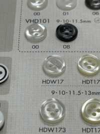 HDW17 PULSANTI DAIYA Resistenti Agli Urti HYPER DURABLE &quot;&quot; Pulsante Serie Shell Like Poliestere  DAIYA BUTTON Sottofoto