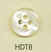 HDT8 DAIYA BUTTONS Serie HYPER DURABLE antiurto Bottone in poliestere effetto conchiglia