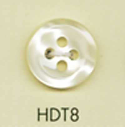 HDT8 DAIYA BUTTONS Serie HYPER DURABLE antiurto Bottone in poliestere effetto conchiglia