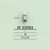 IR33083 Ciondolo con strass (ovale)