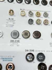 DM2140 Bottone In Metallo A 4 Fori Per Giacche E Abiti[Pulsante] IRIS Sottofoto