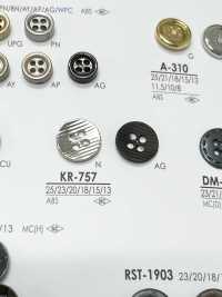 KR757 Bottone In Metallo A 4 Fori[Pulsante] IRIS Sottofoto