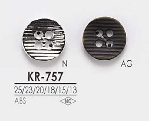 KR757 Bottone in metallo a 4 fori