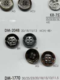 DM2048 Bottone In Metallo A 4 Fori Per Giacche E Abiti[Pulsante] IRIS Sottofoto