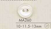 MA260 DAIYA BUTTONS Bottone in poliestere effetto madreperla