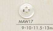 MAW17 DAIYA BUTTONS Bottone in poliestere effetto conchiglia