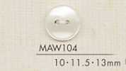 MAW104 DAIYA BUTTONS Bottone in poliestere effetto conchiglia
