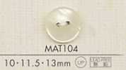 MAT104 DAIYA BUTTONS Bottone in poliestere effetto conchiglia
