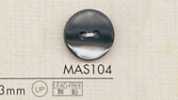 MAS104 DAIYA BUTTONS Bottone in poliestere effetto madreperla
