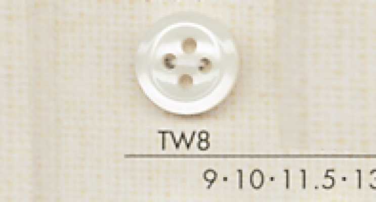 TW8 DAIYA BUTTONS Bottone in poliestere effetto conchiglia