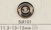 SLR101 DAIYA BUTTONS Bottone in poliestere effetto conchiglia