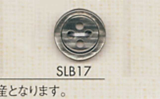 SLB17 DAIYA BUTTONS Bottone in poliestere effetto conchiglia