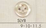 SLV8 DAIYA BUTTONS Bottone in poliestere effetto conchiglia