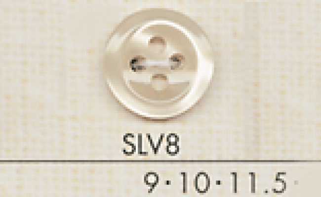DAIYA BUTTONS Bottone in poliestere effetto conchiglia