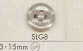 SLG8 DAIYA BUTTONS Bottone in poliestere effetto conchiglia