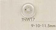 TNW17 DAIYA BUTTONS Bottone in poliestere effetto madreperla resistente al calore