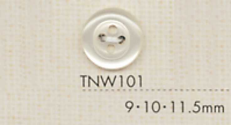 TNW101 DAIYA BUTTONS Bottone in poliestere effetto madreperla resistente al calore