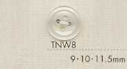 TNW8 DAIYA BUTTONS Bottone in poliestere effetto madreperla resistente al calore