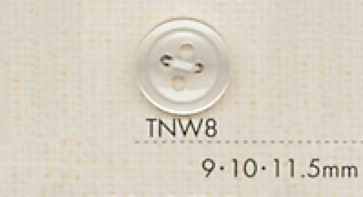 TNW8 DAIYA BUTTONS Bottone in poliestere effetto madreperla resistente al calore