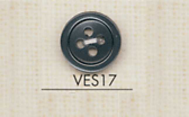 VES17 DAIYA BUTTONS Bottone in poliestere effetto conchiglia