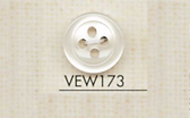 VEW173 DAIYA BUTTONS Bottone in poliestere effetto madreperla