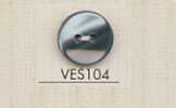 VES104 DAIYA BUTTONS Bottone in poliestere effetto madreperla