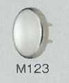 M123 Gancio Per Maglieria Con Parti Superiori In Perla, Tipo Standard Da 10,5 Mm