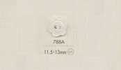 788A DAIYA BUTTONS Bottone in poliestere a due fori (a forma di fiore)