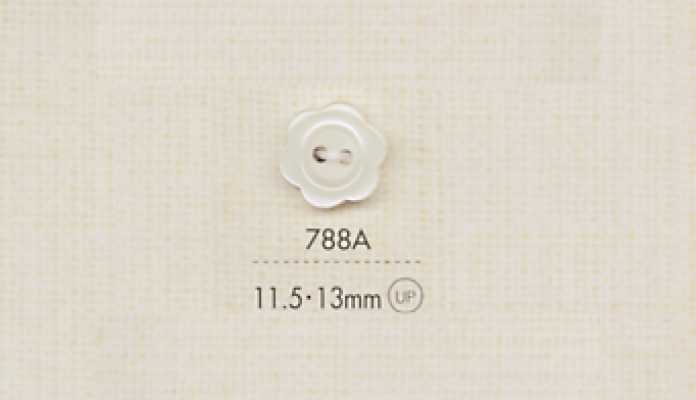 788A DAIYA BUTTONS Bottone in poliestere a due fori (a forma di fiore)