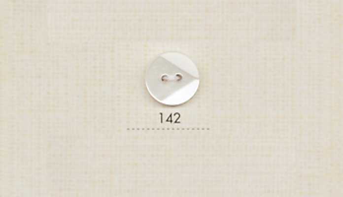 142 DAIYA BUTTONS Bottone in poliestere effetto conchiglia a due fori