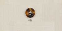 463 DAIYA BUTTONS Bottone in poliestere stile Buffalo a quattro fori (marrone)