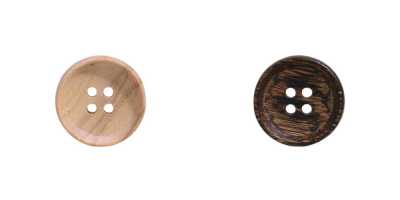 OW7300 Bottone a 4 fori in legno/legno, compensato