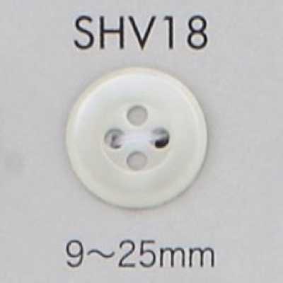 SHV18 Bottone in conchiglia a 4 fori