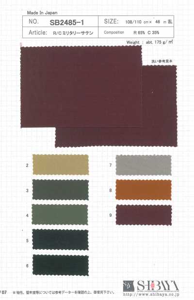 SB2485-1 Raso militare in rayon/cotone