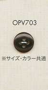 OPV703 Bottone in poliestere semplice ed elegante a 4 fori per camicie e bluse