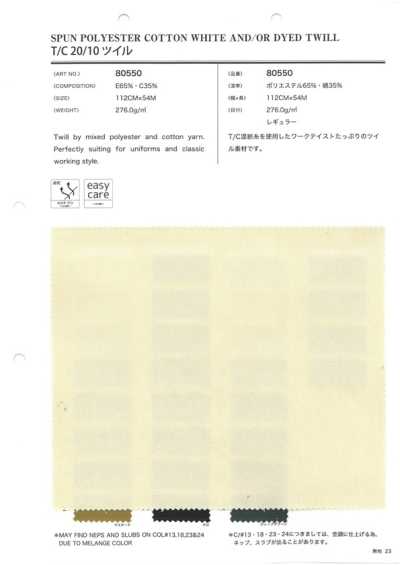 80550 T/C 20/10 tela diagonale