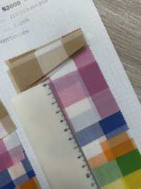 53000 Filato Tinto In Filo A Righe/quadri 40 Fili[Tessile / Tessuto] VANCET Foto secondaria