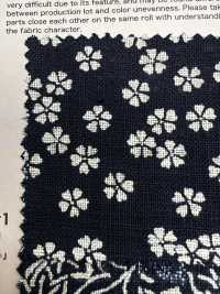 88223 SEVENBERRY Tessuto A Filo Irregolare Motivo Giapponese Monocolore[Tessile / Tessuto] VANCET Sottofoto