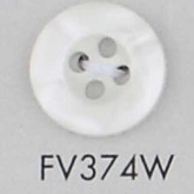 FV374W Bottone in resina di poliestere