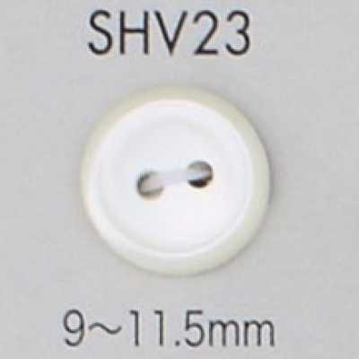 SHV23 Bottone in madreperla a 2 fori
