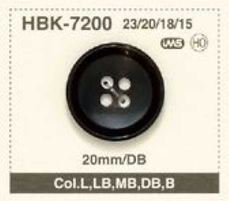 HBK-7200 Bottone in corno naturale di bufalo d'acqua a 4 fori per abiti e giacche