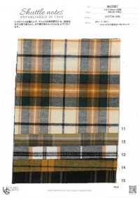 MU5087 Check Tartan Fuzzy[Tessile / Tessuto] Ueyama Textile Sottofoto