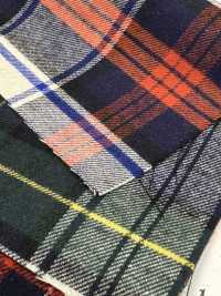 MU5087 Check Tartan Fuzzy[Tessile / Tessuto] Ueyama Textile Sottofoto